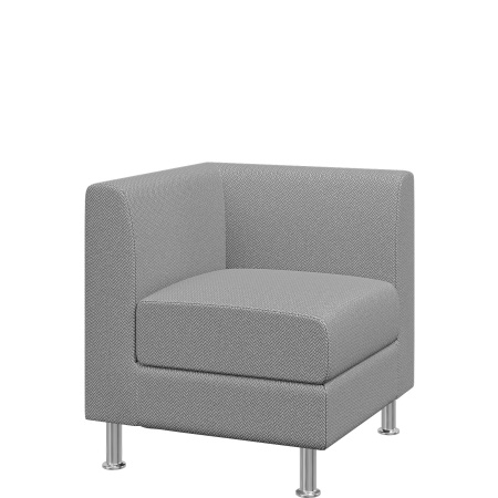 Диван Домино. Модуль угловой левый. (Модуль угловой левый sweet_light_grey)