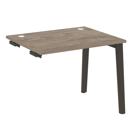 Стол-приставка к опорным элементам на деревянных опорах Onix Wood OW.SPR-1.8 980x800x750 (Тиквуд Темный/Дуб Темный)