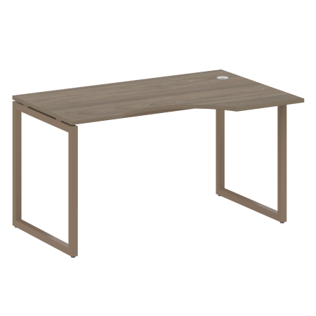 Стол криволинейный правый Metal System Style БО.СА-2 Пр 1400x900x750 (Акация/Антрацит металл)