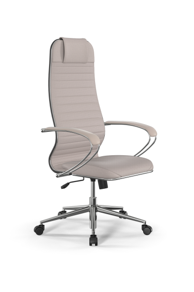 Кресло для руководителя Метта Sit 10 B1-117K - Extra /Um02/Wm12/K1cL(M09.B23.G18.W01) (Светло-бежевый)