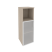 Шкаф средний узкий левый Onix O.SU-2.2RL 400x420x1207 (Тиквуд Светлый)