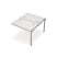 6МБС.267 Сдвоенные бенч-системы, средний модуль (1000x1235x750) (Шамони светлый/Алюминий матовый)