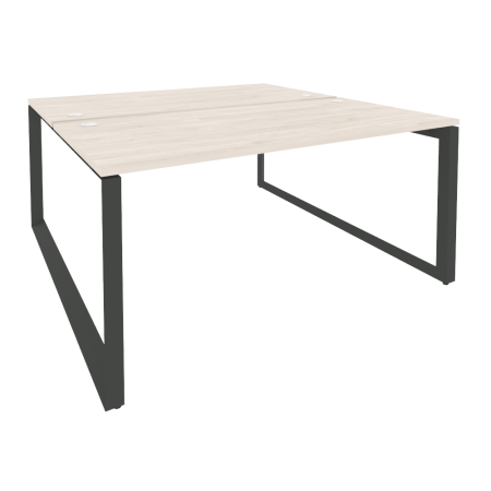 Рабочая станция на О-образном м/к Onix O.MO-D.RS-2.4.8 1580x1635x750 (Денвер Светлый/Черный металл)