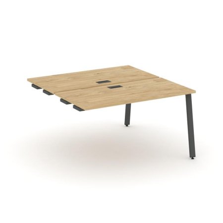 Стол-приставка к опорным элементам SN-6A.DPRS-004 (1580х1232х750) (Тиквуд Светлый/Металл Антрацит)