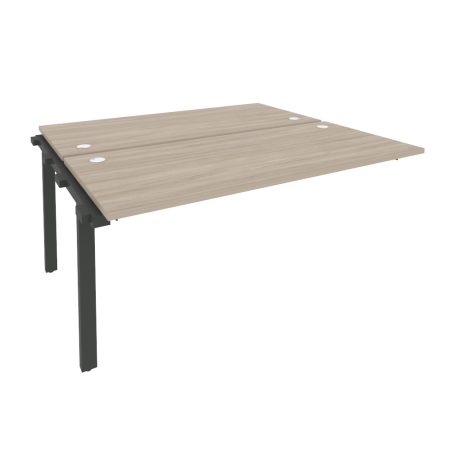 Наборный элемент рабочей станции на м/к Onix O.M-2.NRS-4.7 1580x1475x750 (Дуб Аттик/Черный металл)