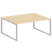 Рабочая станция Metal System Style БО.РАС-СП-2.5 1800x1475x750 (Дуб Наварра/Серый металл)
