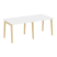 Стол переговорный на деревянных опорах Onix Wood OW.PRG-2.1 1960x980x750 (Тиквуд Светлый/Дуб Темный)