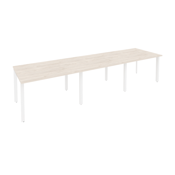 Стол переговорный Onix O.MP-PRG-3.2 3540x980x750 (Денвер Светлый/Белый Металл)