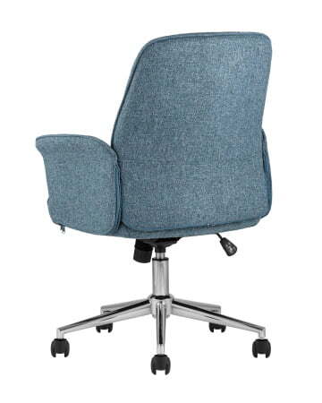 Стул офисный Simona голубой (Офисное кресло Simona голубой)