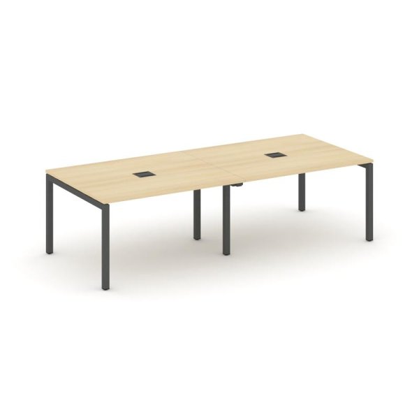 Стол переговорный SN-5P.SPRG-044 (3160х1180х750) (Акация Лорка/Металл Антрацит)