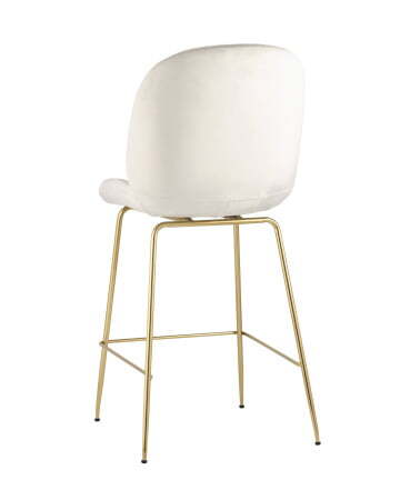 Стул полубарный Beetle со спинкой бежевый (Стул полубарный Турин бежевый)