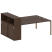 Рабочая станция с опорным шкафом-купе Metal System Style БП.РС-СШК-2.5 2210x1475x1098 (Дуб Наварра/Серый металл)