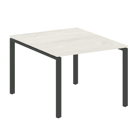 Переговорный стол 1 столешница Metal System Style БП.ПРГ-1.1 1000x1235x750 (Дуб Наварра/Антрацит металл)