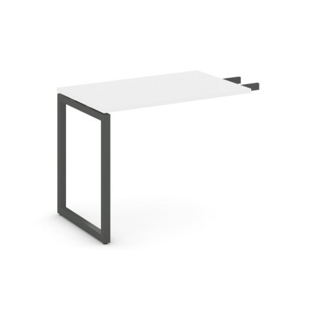 Брифинг-приставка SN-4O.BR-001 (580х600х750) (Белый/Металл Антрацит)