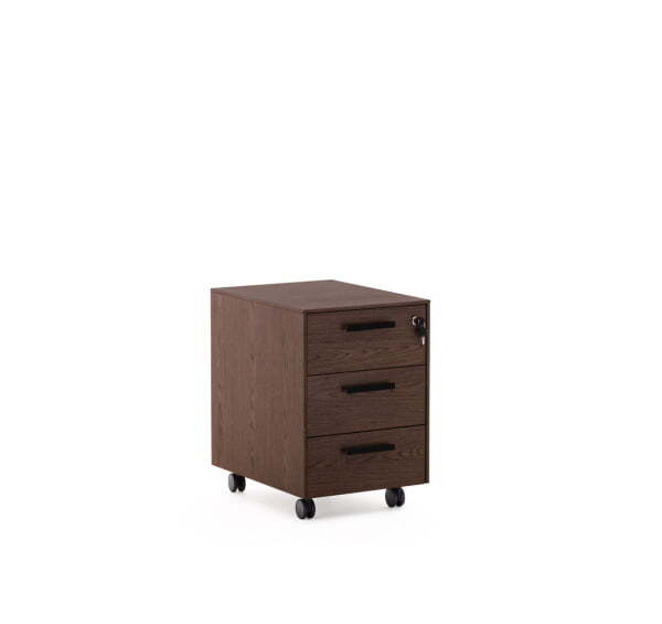 Тумба подкатная 3 ящика Exe 101 501 440x630x580 (Орех мароне)