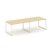 Стол переговорный SN-4O.SPRG-012 (2360х980х750) (Тиквуд Светлый/Металл Антрацит)