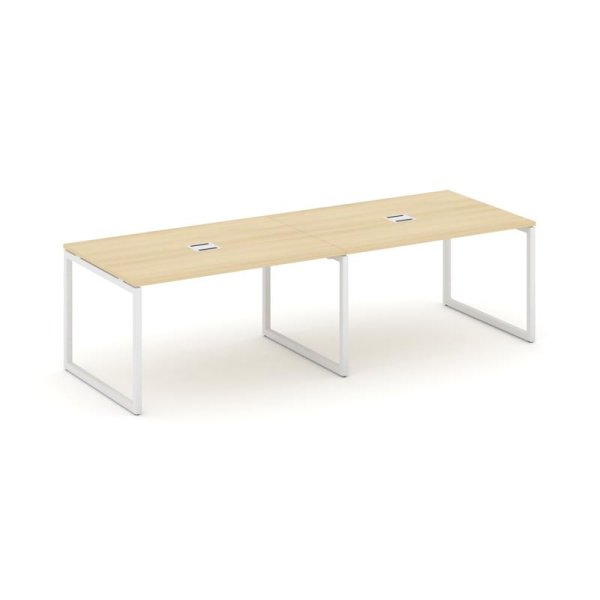 Стол переговорный SN-4O.SPRG-014 (3160х980х750) (Акация Лорка/Металл Белый)