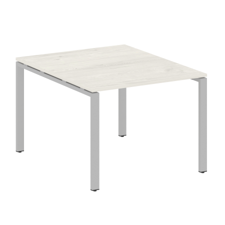 Переговорный стол 1 столешница Metal System Style БП.ПРГ-1.1 1000x1235x750 (Дуб Наварра/Серый металл)