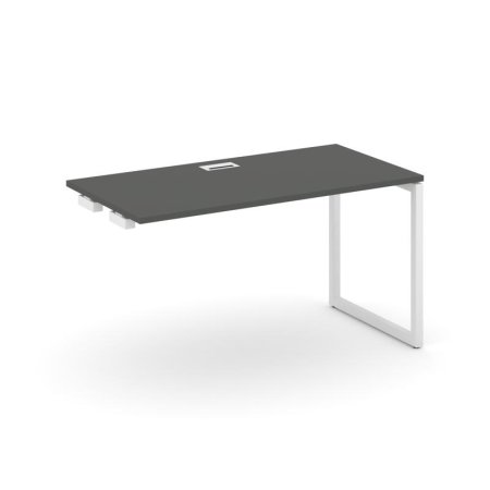 Стол-приставка к опорным элементам SN-4O.OPRS-011 (980х700х750) (Антрацит/Металл Белый)