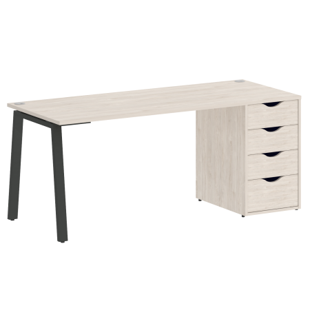 Стол письменный VR.SP-3-178.4.A 1780x720x750 (Денвер Светлый/Антрацит Металл)