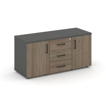 Тумба для оргтехники/сервисная SN.TS-002 (1206х460х576) (Антрацит/Вяз Благородный)