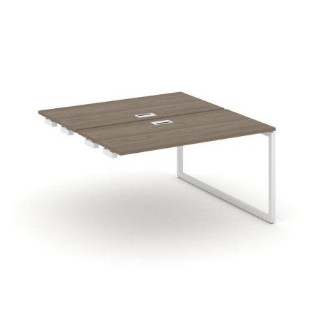 Стол-приставка к опорным элементам SN-4O.DPRS-014 (1580х1432х750) (Вяз Благородный/Металл Белый)