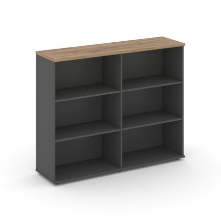 Тумба опорная/приставная SN.TOP-151 (1232х400х1150) (Антрацит/Дуб Табак)