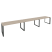 Рабочая станция на О-образном м/к Onix O.MO-RS-3.4.7 4740x720x750 (Тиквуд Темный/Белый Металл)