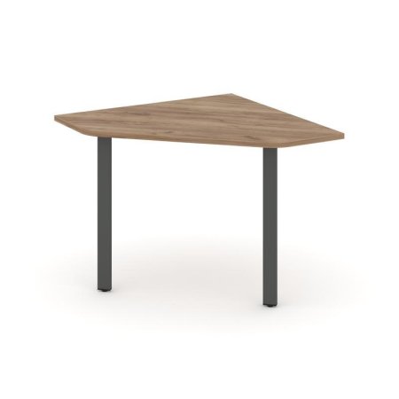 Угловой элемент переговорного стола SN-6.UPRG-001 (1180х1180х750) (Дуб Табак/Металл Антрацит)