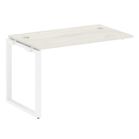 Проходной наборный элемент рабочей станции Metal System Style БО.ПРС-СП-1.2 1200x720x750 (Дуб Наварра/Белый металл)