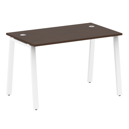 Стол письменный Metal System Style БА.СП-2 1200x720x750 (Венге Цаво/Белый металл)