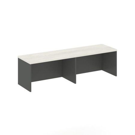 Надставка на тумбу 1 ярус SN.NT-102 (1432х400х400) (Антрацит/Дуб Наварра)