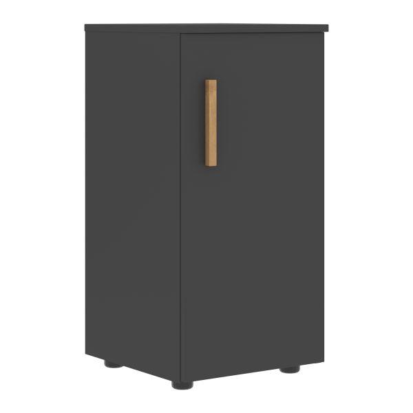 Шкаф колонка с глухой малой дверью Forta FLC 40.1 399x404x801 (Черный графит)