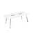10СП.096 Стол переговорный (2000x900x750) (Белый премиумМеталл глянец)