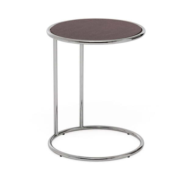 CAPELLA кофейный стол (ВЕНГЕ/ХРОМ)