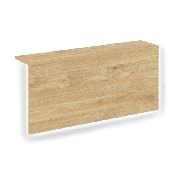 Накладка с подсветкой прямая высокая на 2 модуля О.R-F.MP.V-98 Onix О.R-NP.V-98.2.S 1500x327x674 (Тиквуд Светлый)