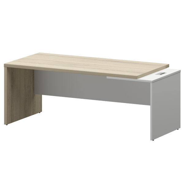 Стол руководителя правый Кортез KZ-20R 2000x900x750 (Кронберг/Белый)