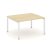 Стол переговорный SN-5P.SPRG-032.3 (1180х1180х750) (Тиквуд Светлый/Металл Антрацит)