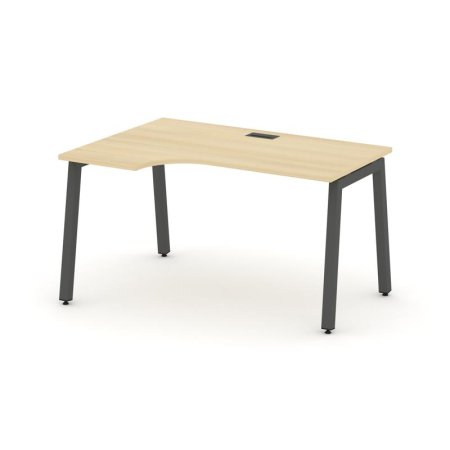 Стол рабочий эргономичный SN-5A.SPA-001(L) (1380х600/980х750) (Акация Лорка/Металл Антрацит)