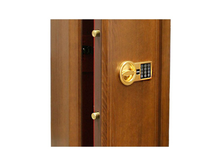 Оружейный сейф в дереве VALBERG ЗАСЛОН EL Д (Коричневый)