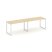 Рабочая станция 1 сторонняя SN-6O.ORS-014 (3160х700х750) (Тиквуд Светлый/Металл Антрацит)