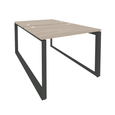 Рабочая станция на О-образном м/к Onix O.MO-D.RS-2.1.8 980x1635x750 (Дуб Аттик/Черный металл)