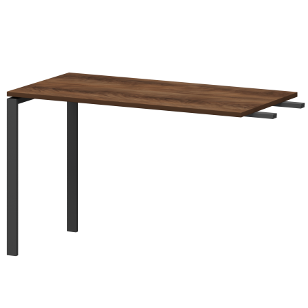 Бриф-приставка на металлокаркасе Арго-М АМ-120.60 1200x600x760 (Лагос/Антрацит)