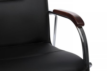 Стул Самба с деревянными подлокотниками SMB-02H Черный (Черный)