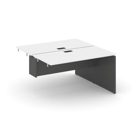 Стол-приставка к опорным элементам SN-D.DPRS-014 (1580х1432х750) (Белый/Антрацит)