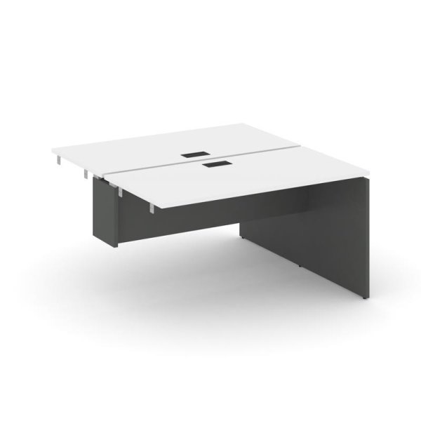 Стол-приставка к опорным элементам SN-D.DPRS-024 (1580х1632х750) (Белый/Антрацит)