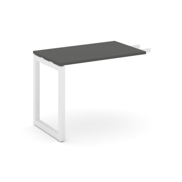 Брифинг-приставка SN-5O.BR-001 (580х600х750) (Антрацит/Металл Белый)