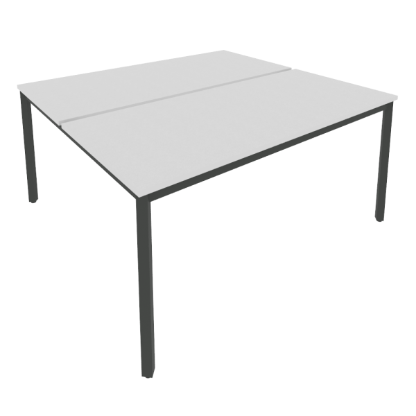 Рабочая станция на металлокаркасе Slim С.СП-6.3 1580x1475x750 (Серый/Антрацит металл)