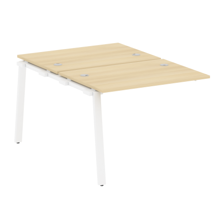 Проходной наборный элемент рабочей станции Metal System Style БА.ПРС-СП-2.1 1000x1475x750 (Акация/Белый металл)