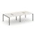 Рабочая станция 2-х сторонняя SN-4P.DRS-031 (1960х1232х750) (Тиквуд Светлый/Металл Антрацит)
